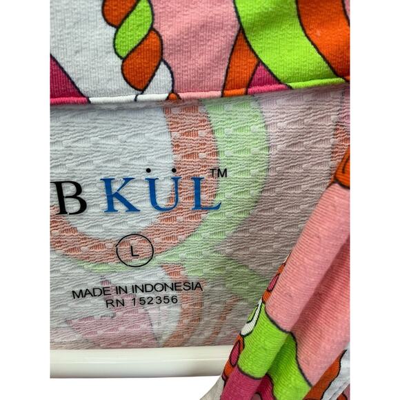 Ibkul Golf Shirt Womens Quarter Zip Long Sleeve Mesh Athletic Outdoor Sz. L - Picture 7 of 10